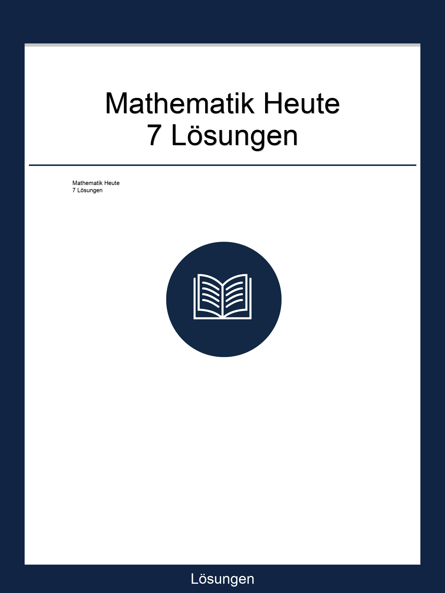 Mathematik Heute 7 Lösungen Online
